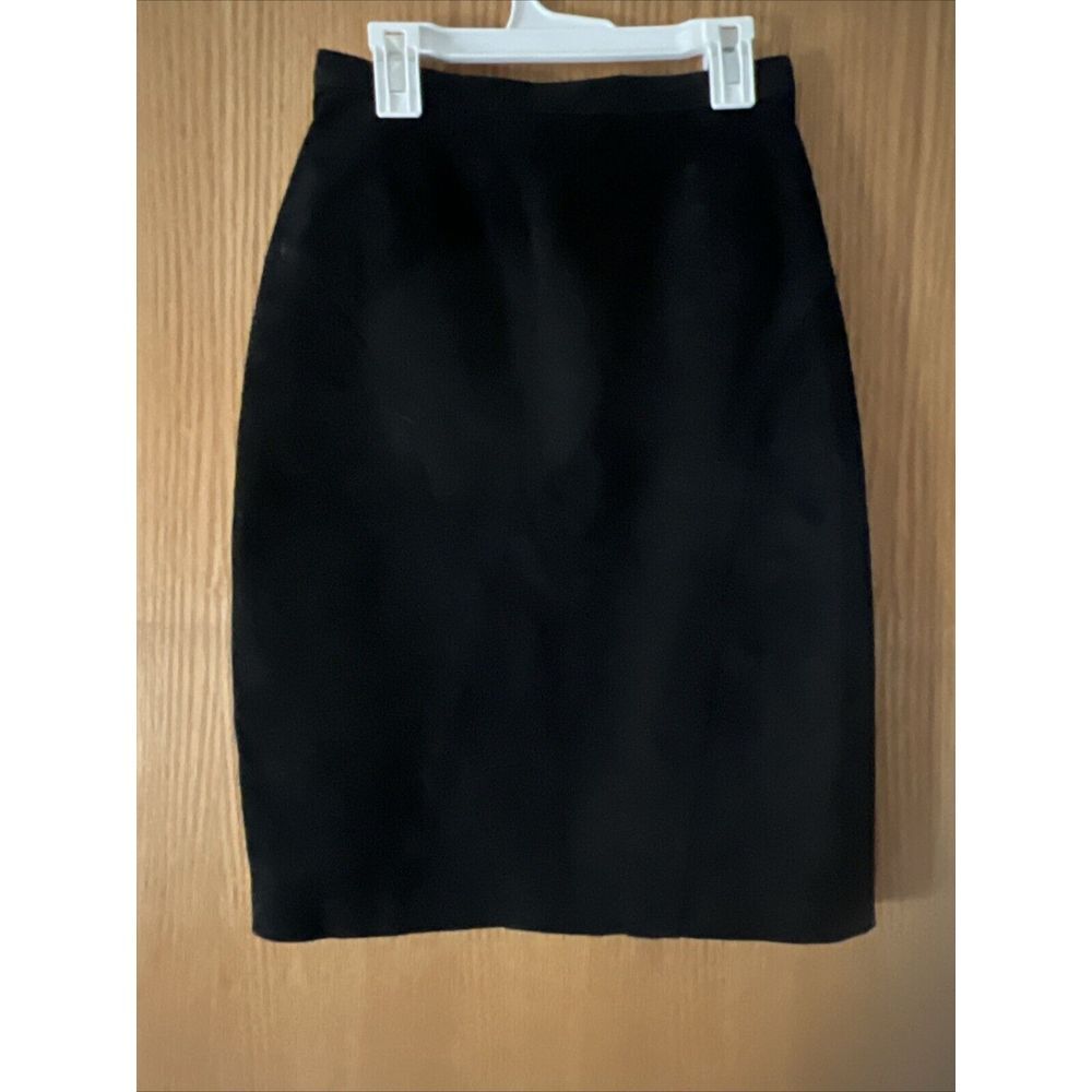 Women's Rafferty Black Leather Pencil Skirt Size 3